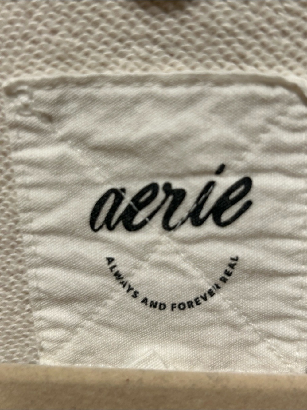 Aerie LumberJane Fleece Shirt in Heather Frost , Large - Picture 9 of 11